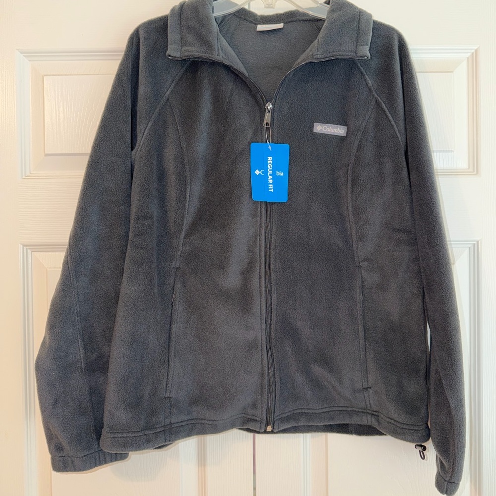 Columbia Black Full-Zip Fleece Jacket